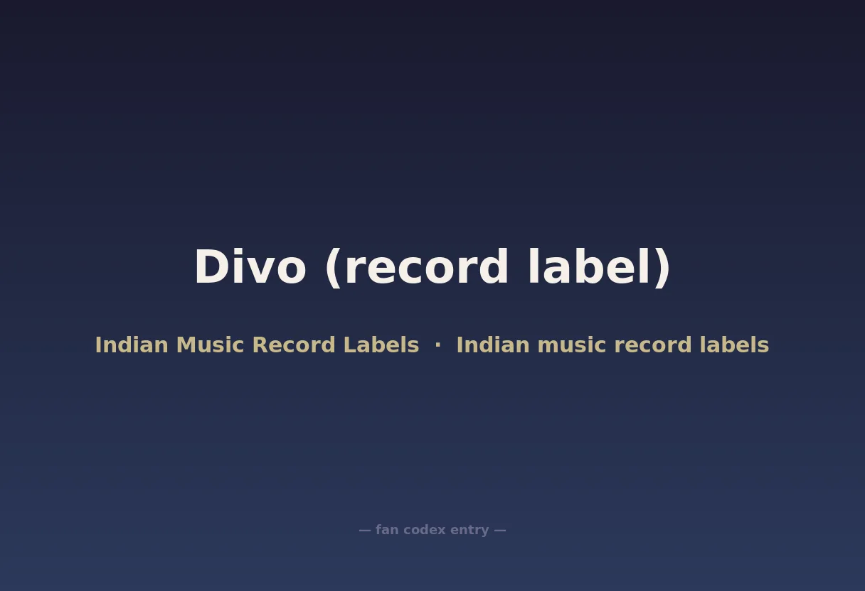 Divo (record label)
