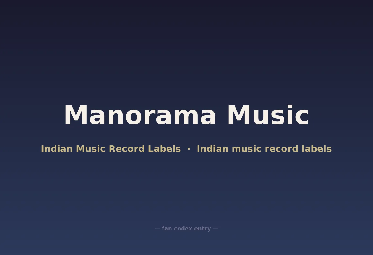 Manorama Music