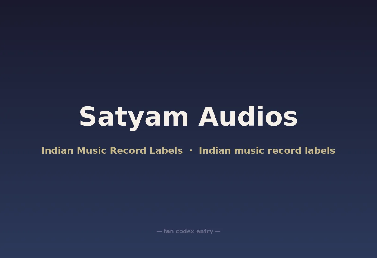 Satyam Audios
