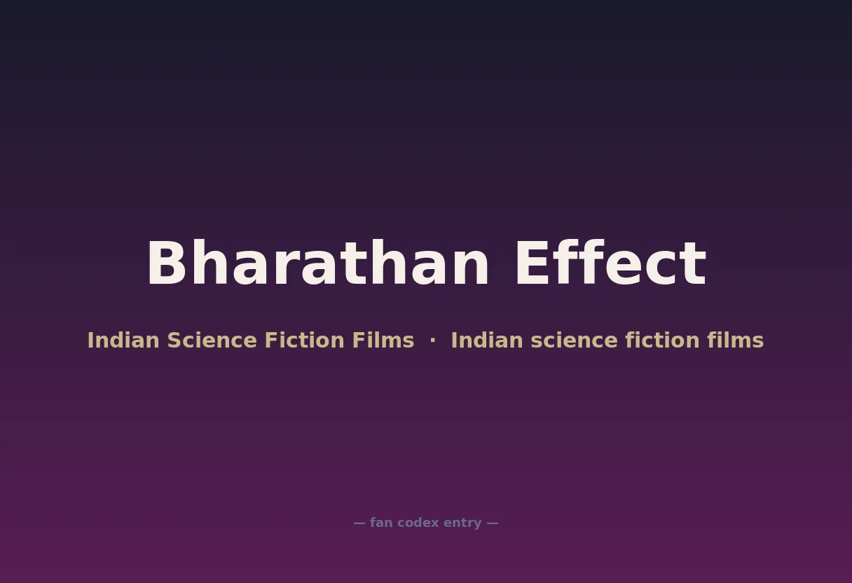 Bharathan Effect