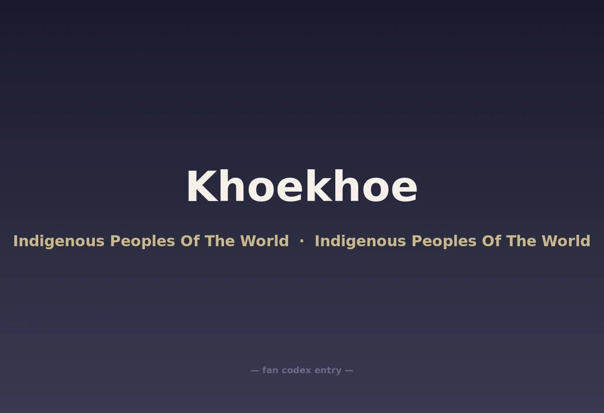 Khoekhoe