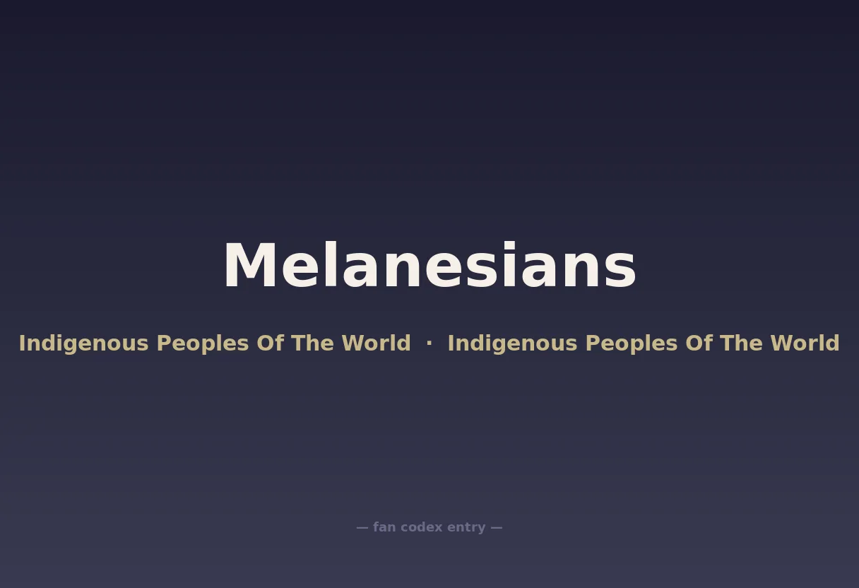 Melanesians