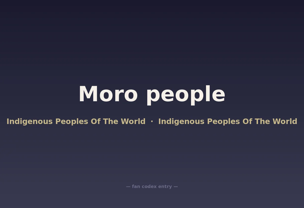 Moro people