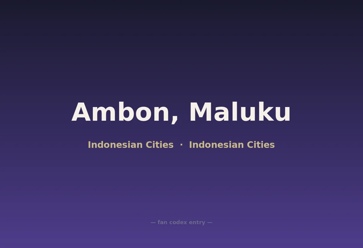 Ambon, Maluku