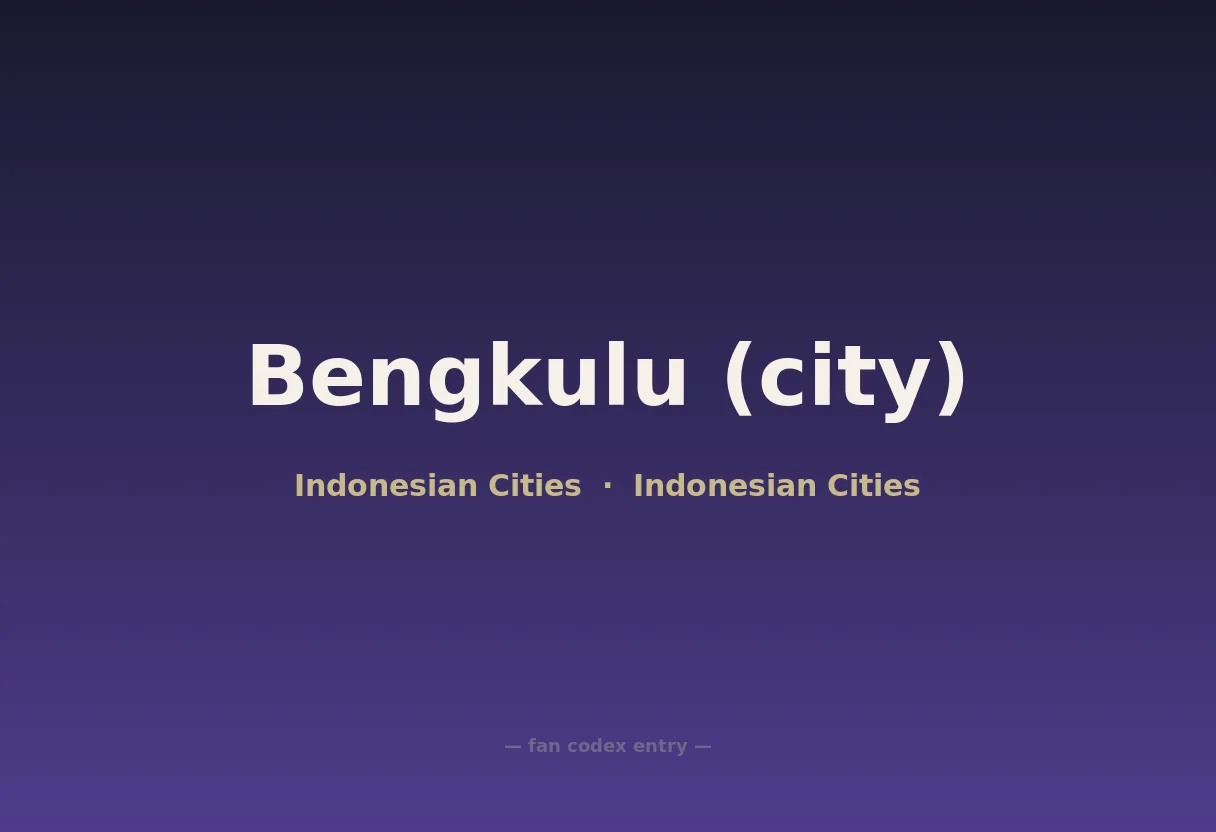 Bengkulu (city)