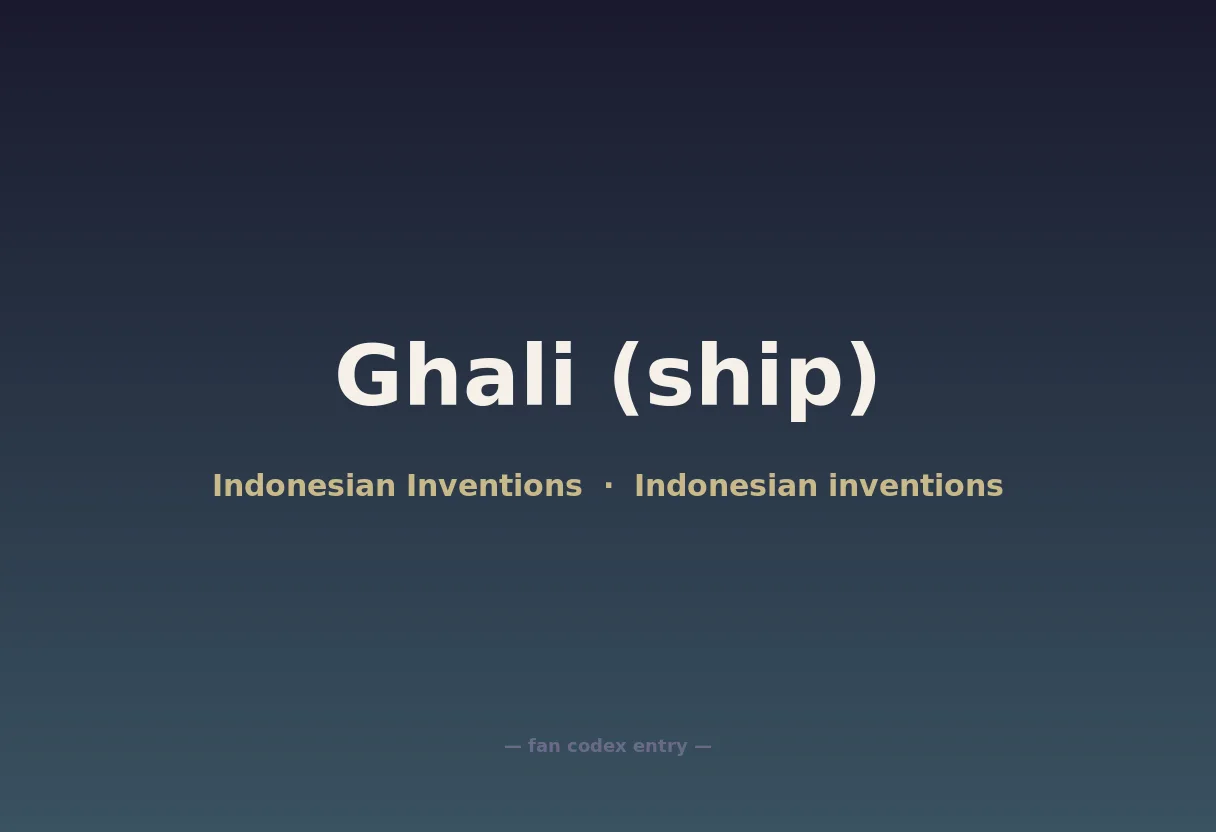 Ghali (ship)