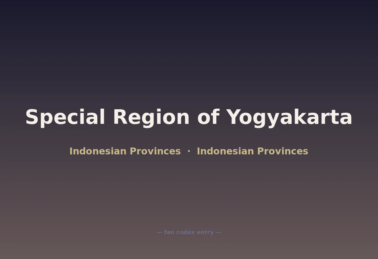 Special Region of Yogyakarta