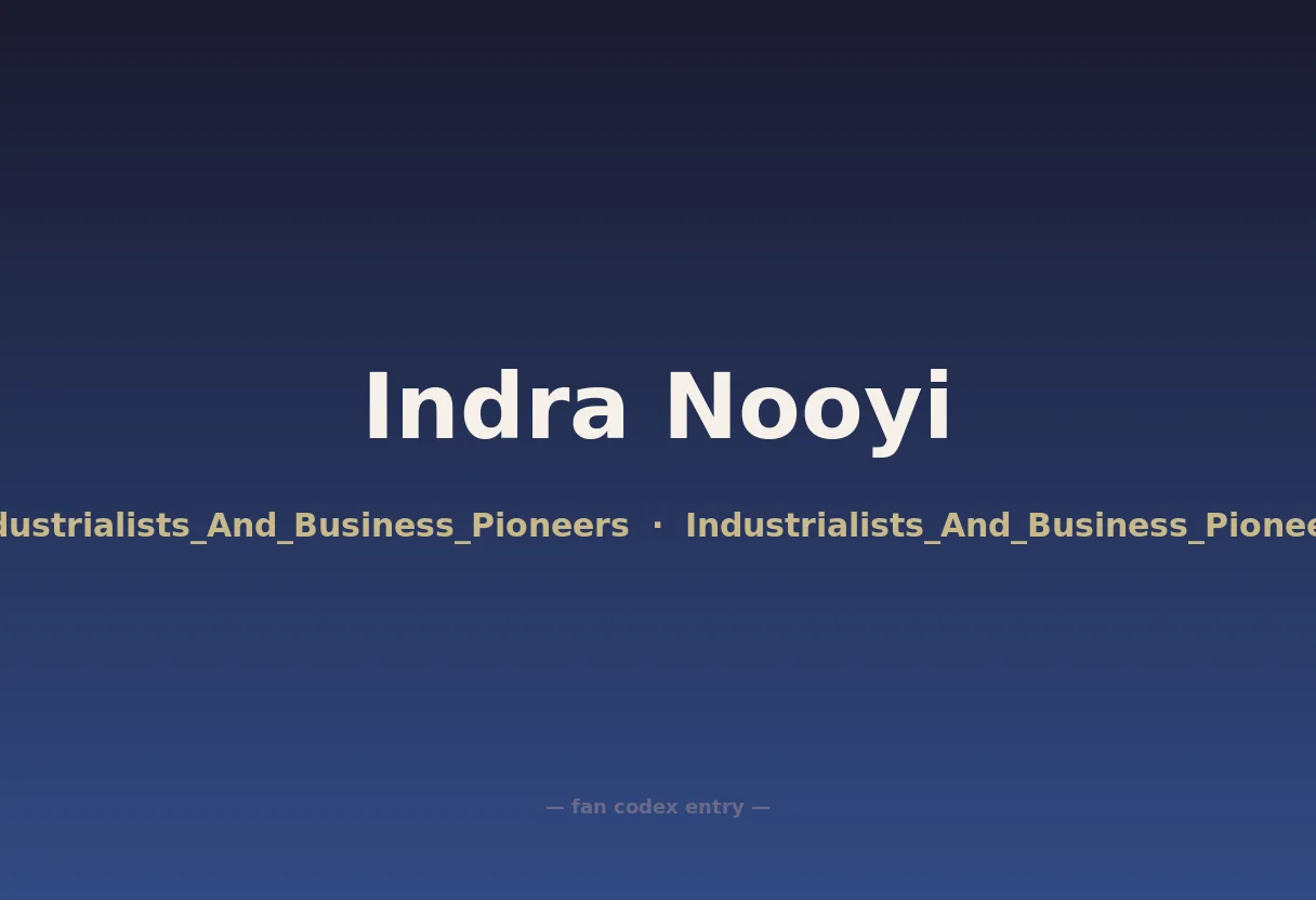 Indra Nooyi