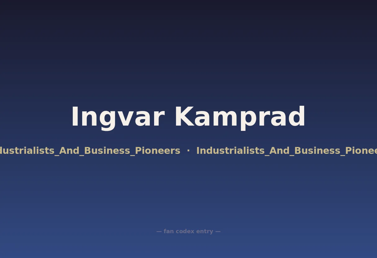 Ingvar Kamprad