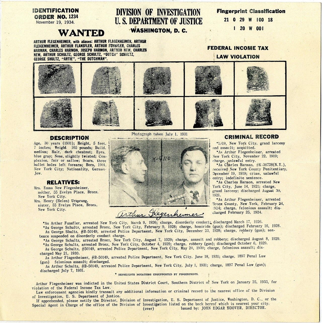 Dutch Schultz
