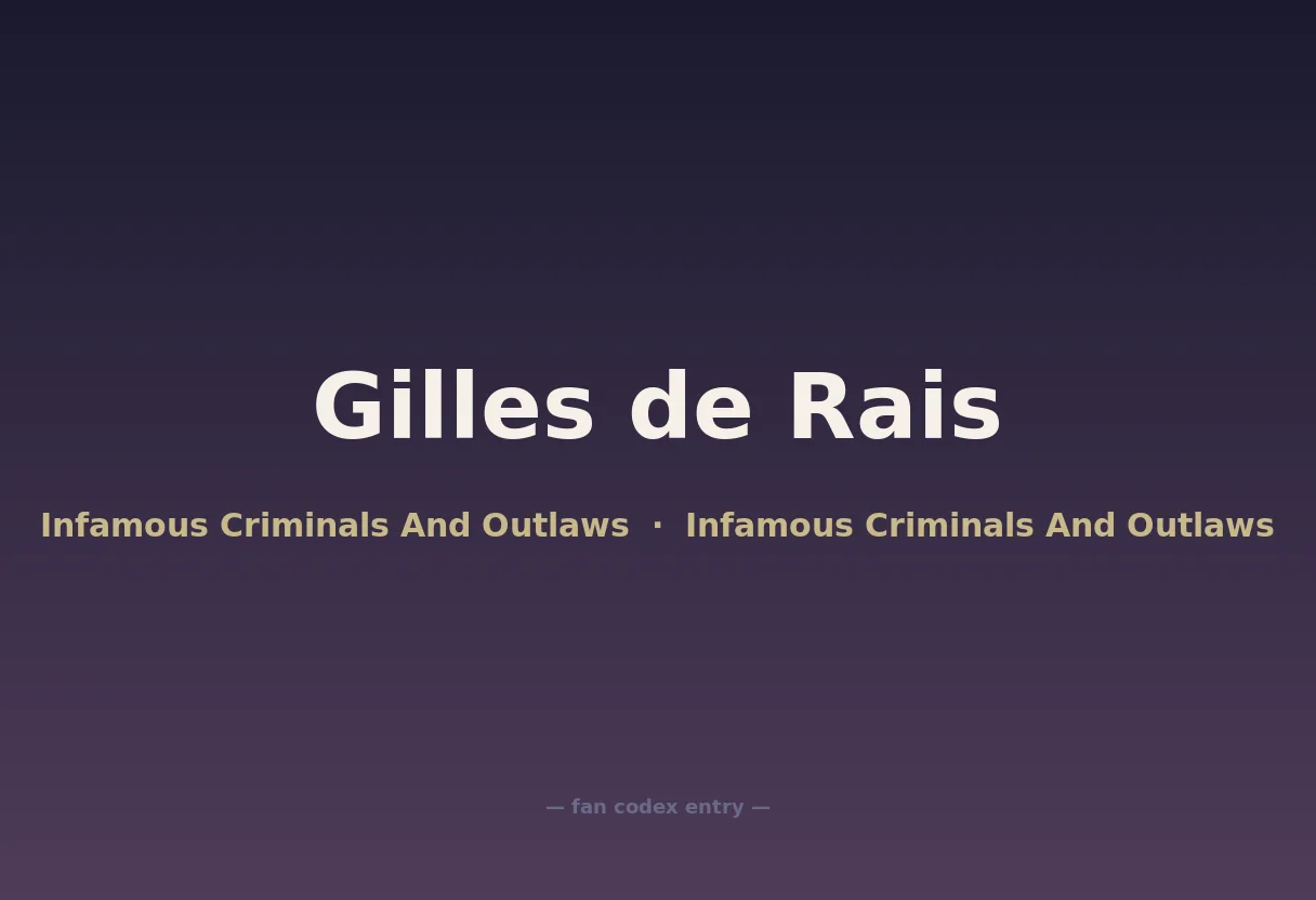 Gilles de Rais