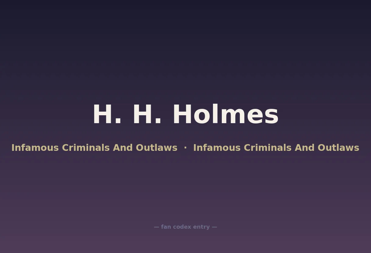 H. H. Holmes