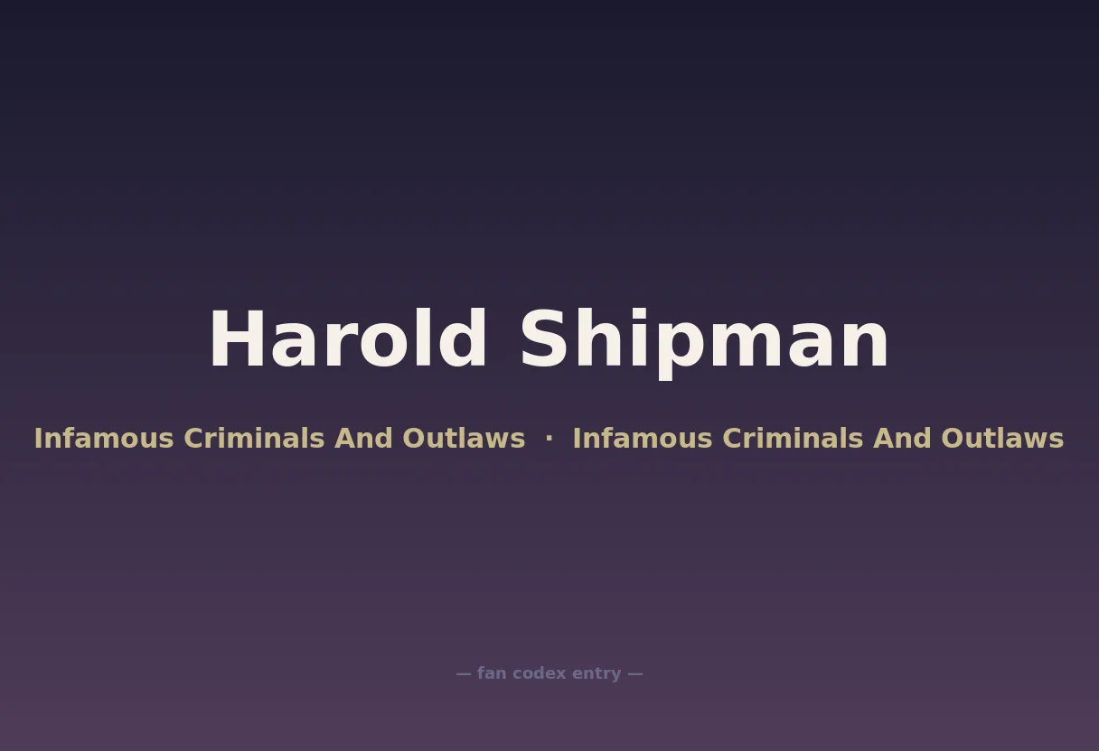 Harold Shipman