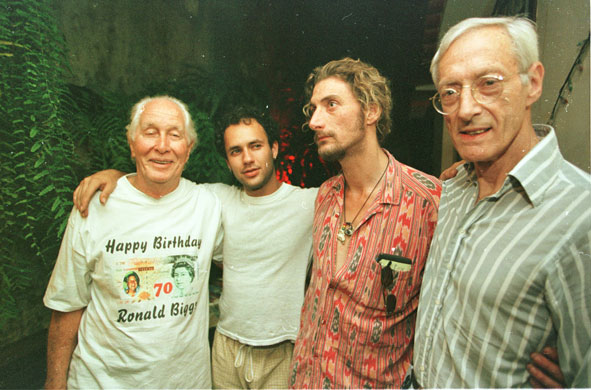 Ronnie Biggs celebrates 70th birthday 1999