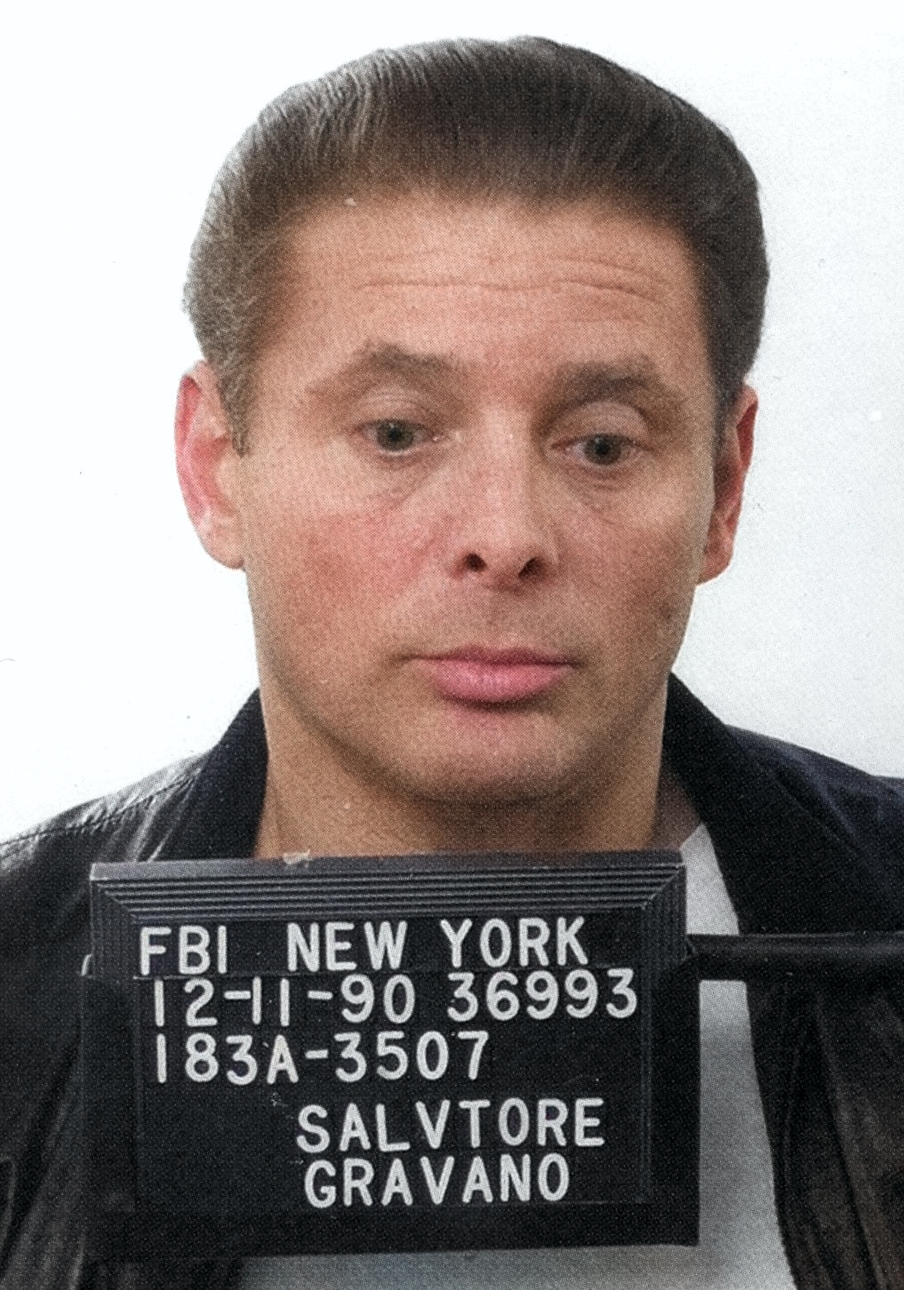 Sammy Gravano (arrest photo - 1990)