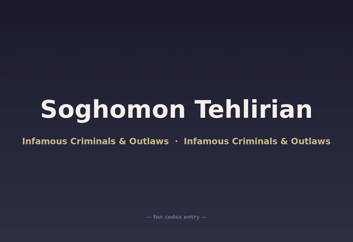 Soghomon Tehlirian