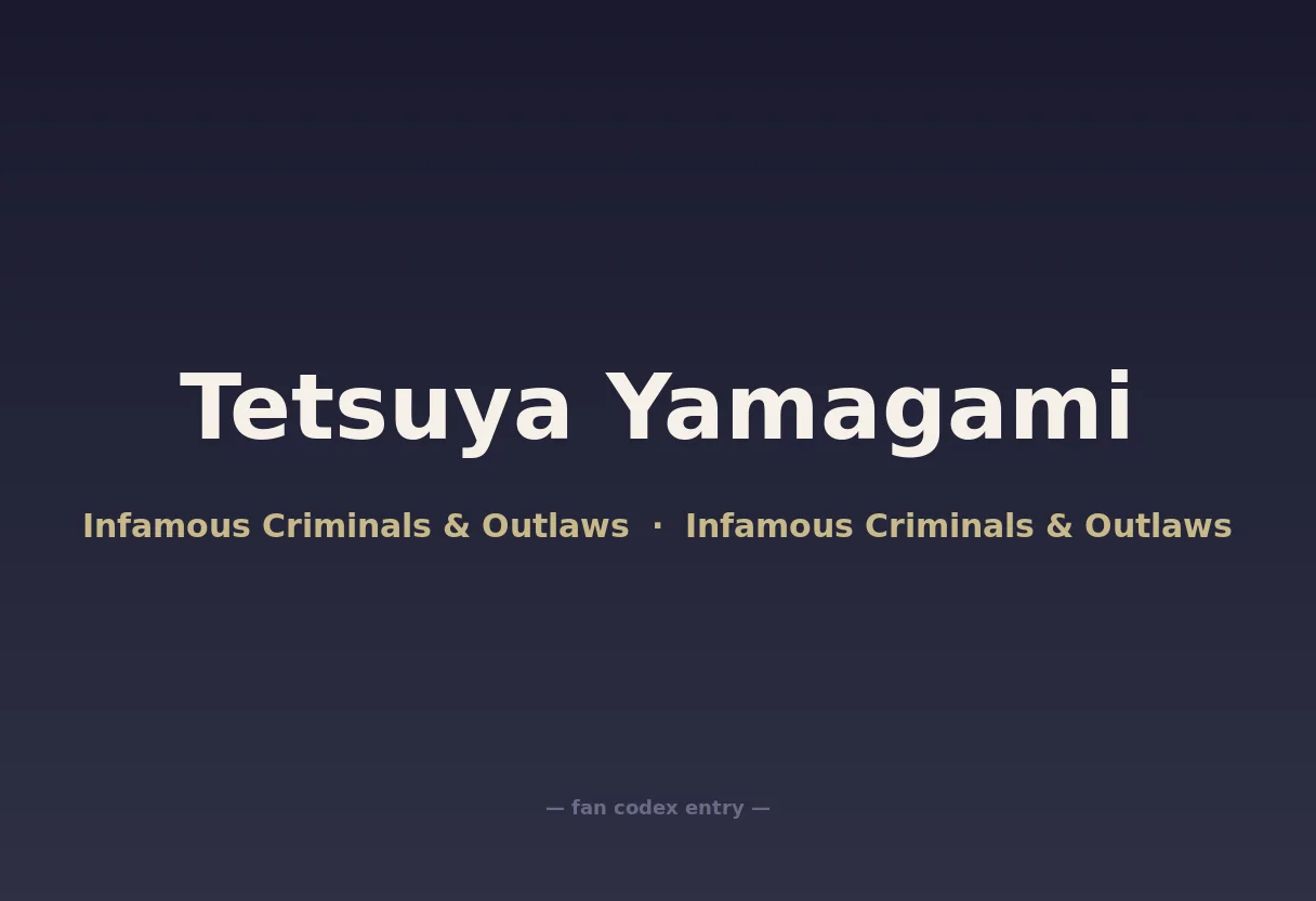 Tetsuya Yamagami