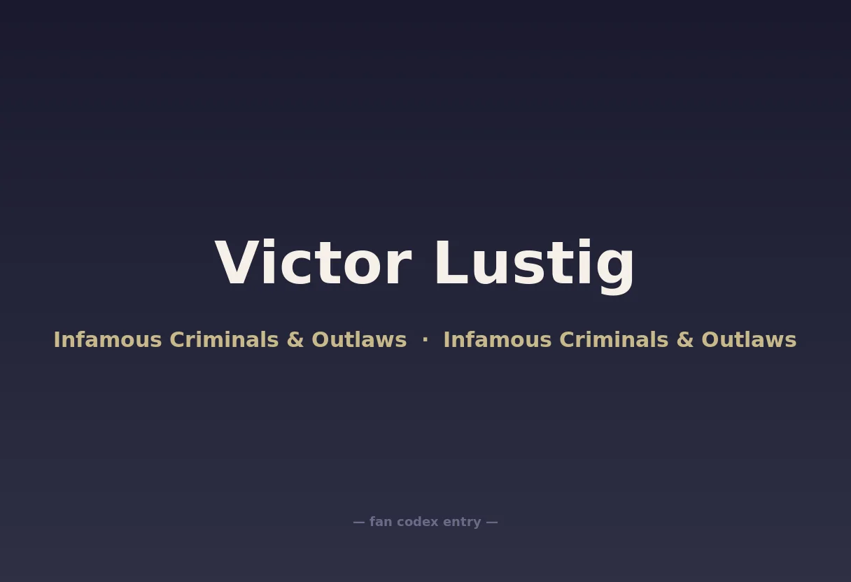 Victor Lustig