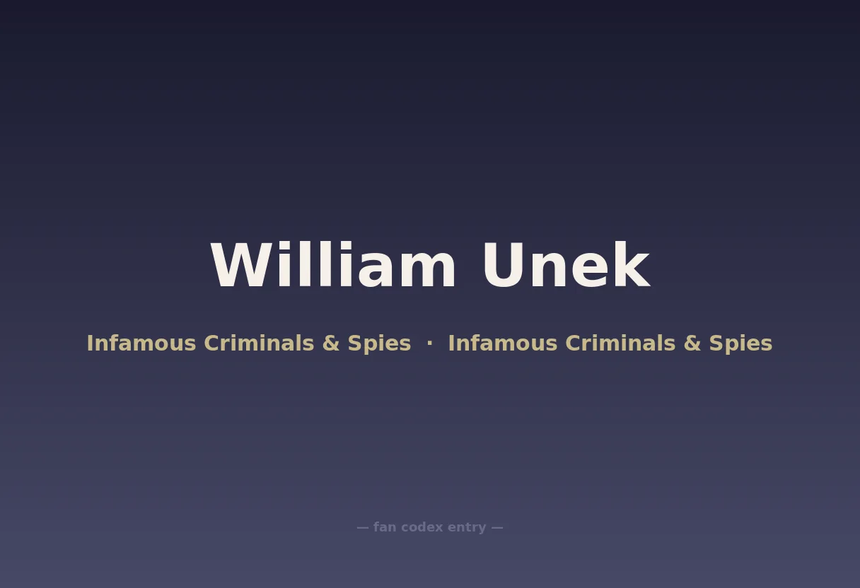 William Unek