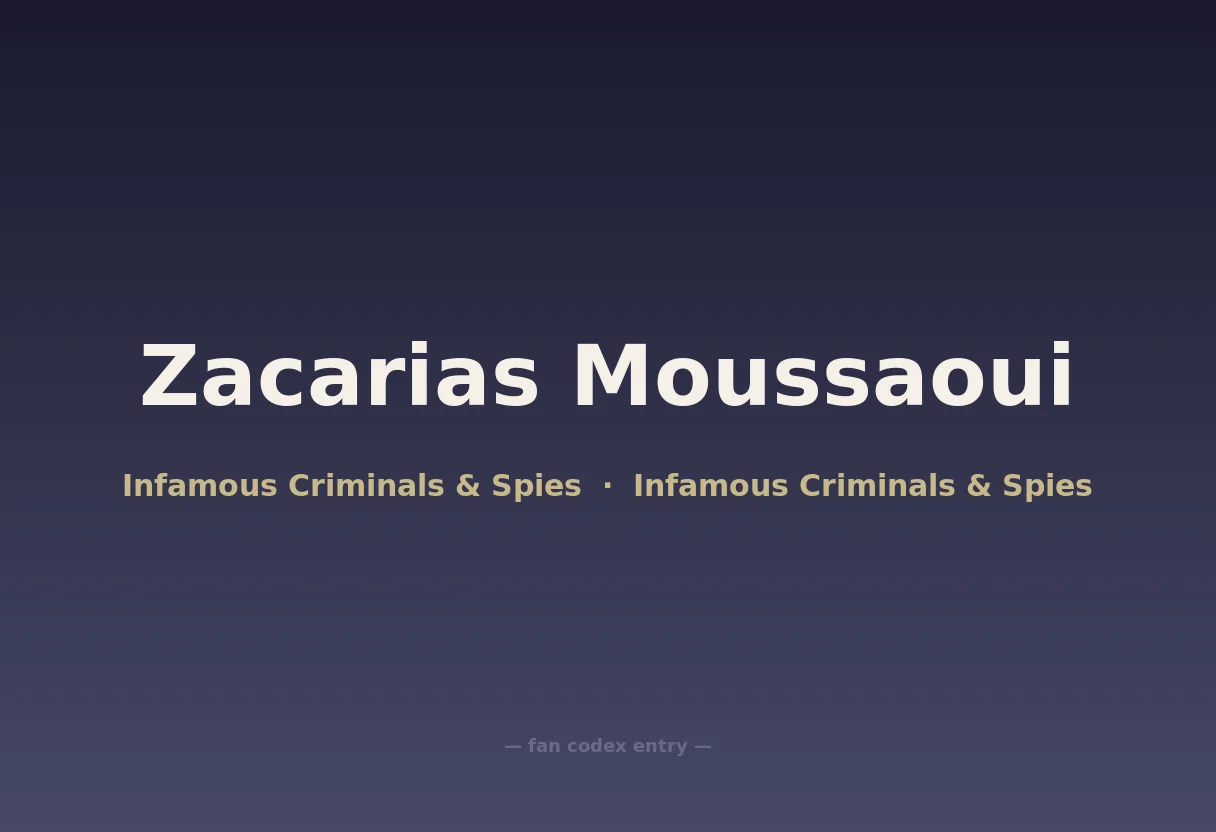 Zacarias Moussaoui
