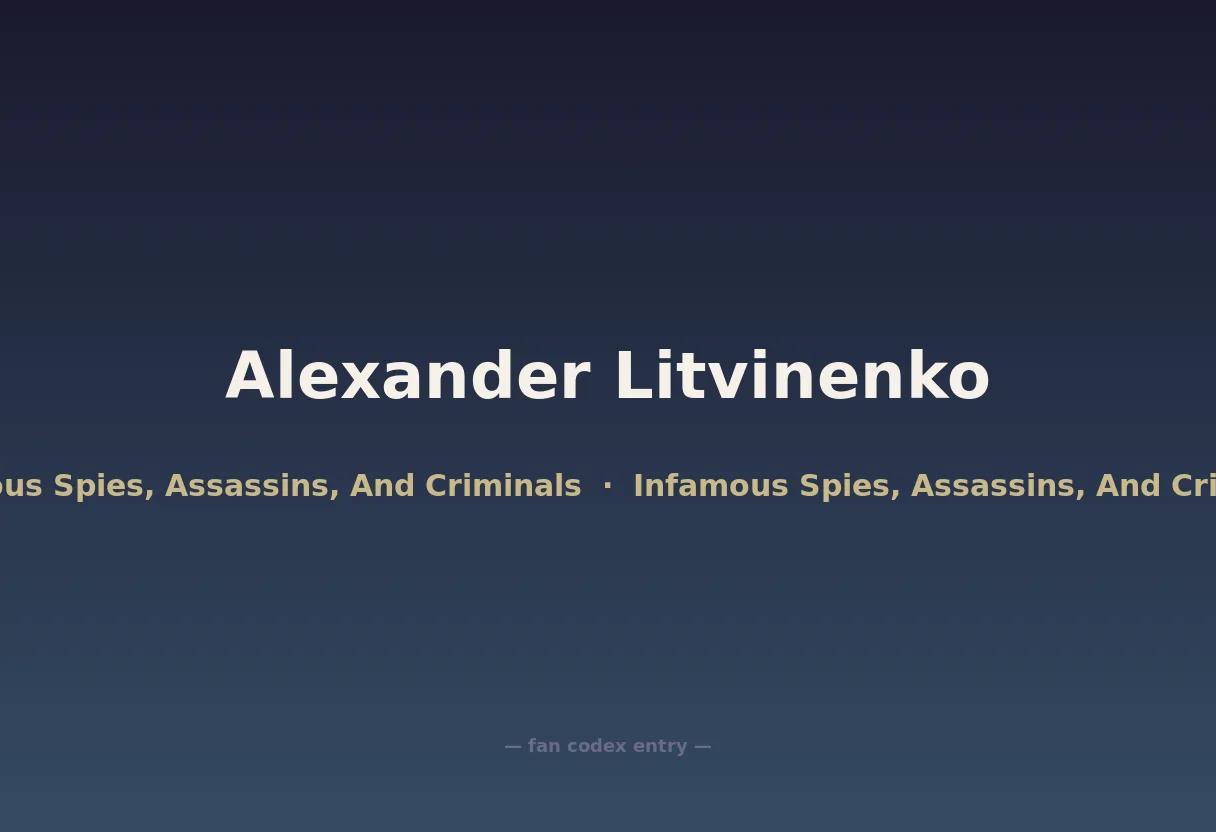 Alexander Litvinenko