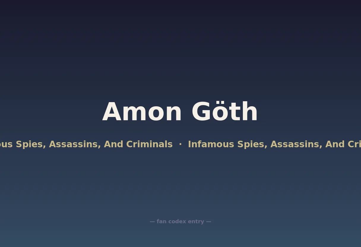 Amon Göth