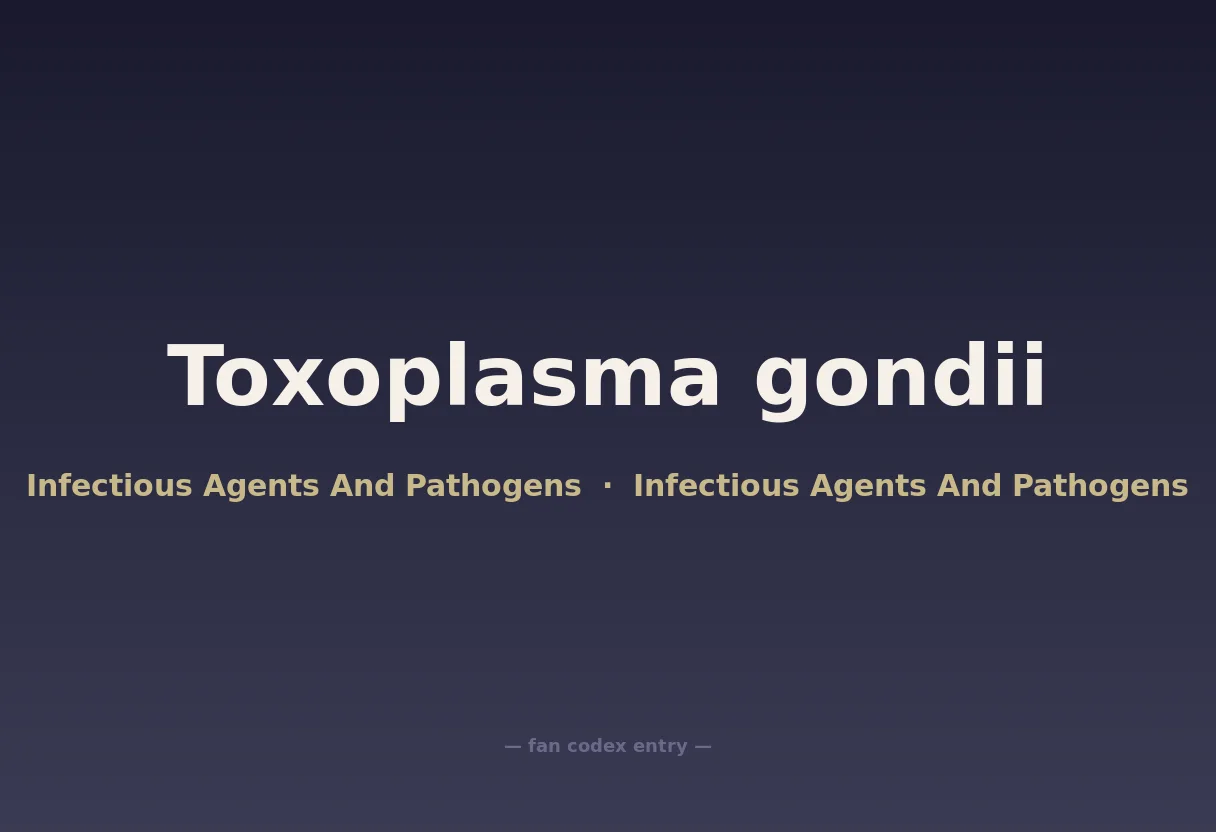 Toxoplasma gondii