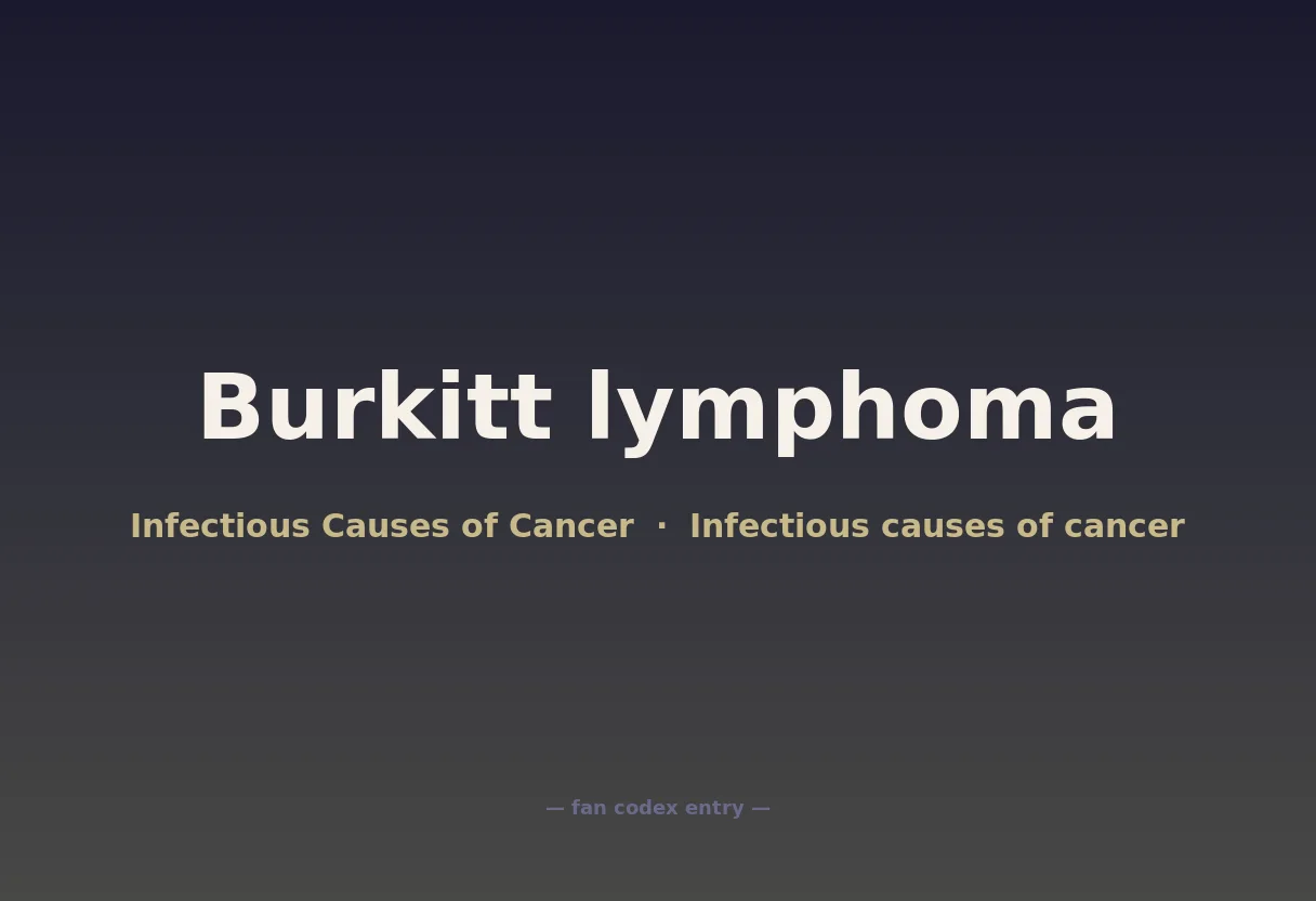 Burkitt lymphoma
