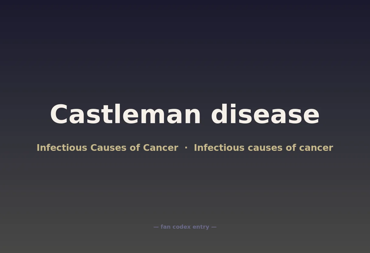 Castleman disease