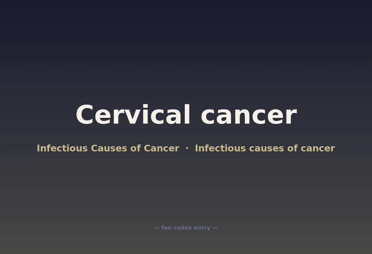 Cervical cancer