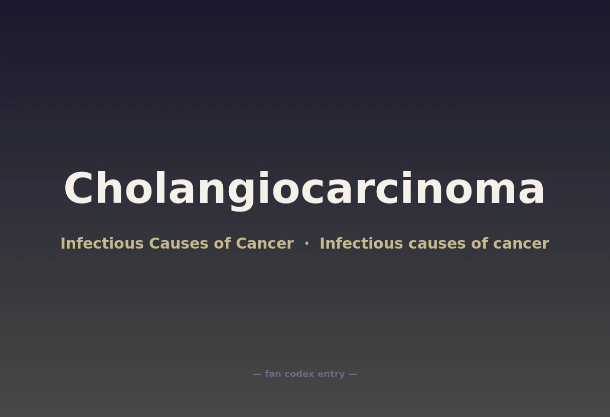 Cholangiocarcinoma