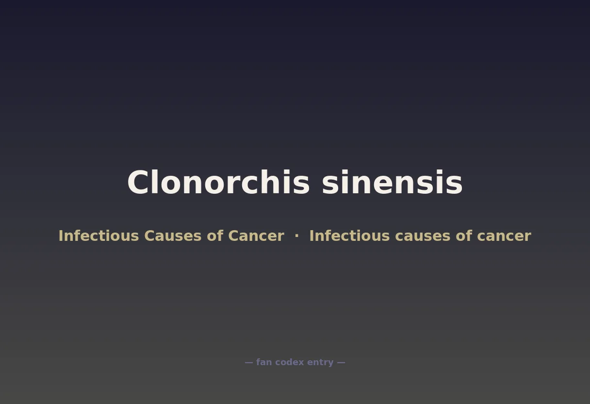 Clonorchis sinensis