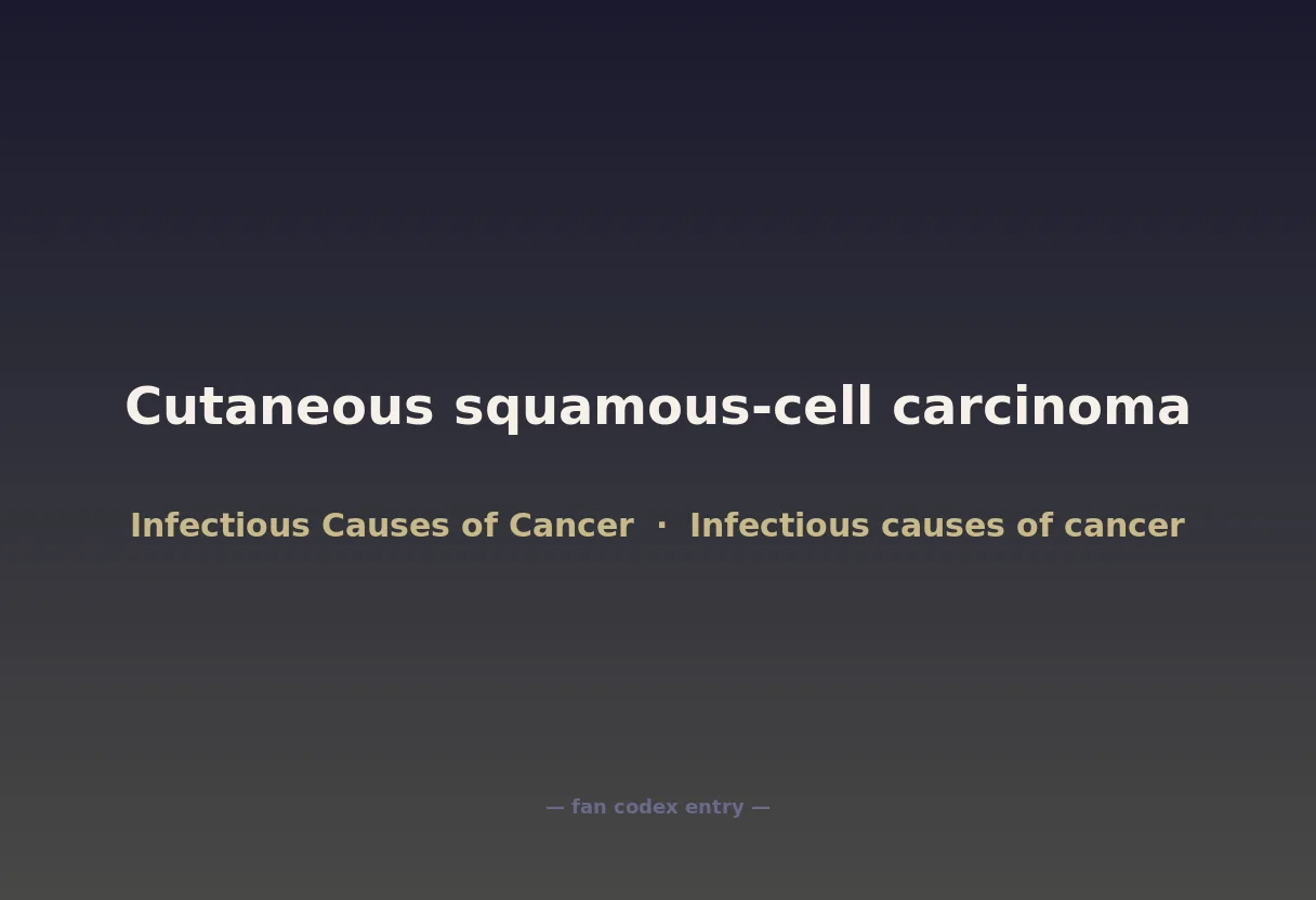 Cutaneous squamous-cell carcinoma