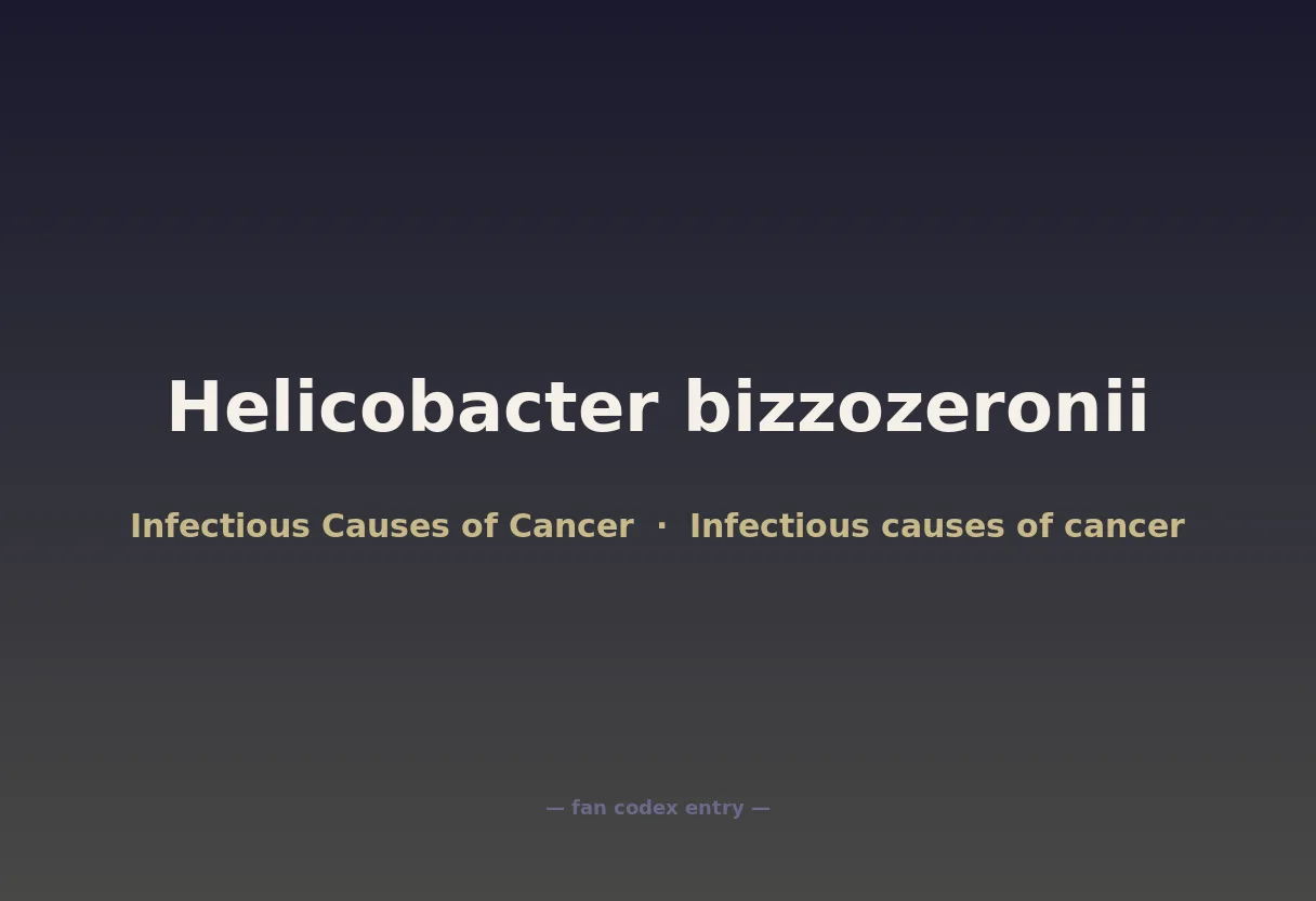 Helicobacter bizzozeronii