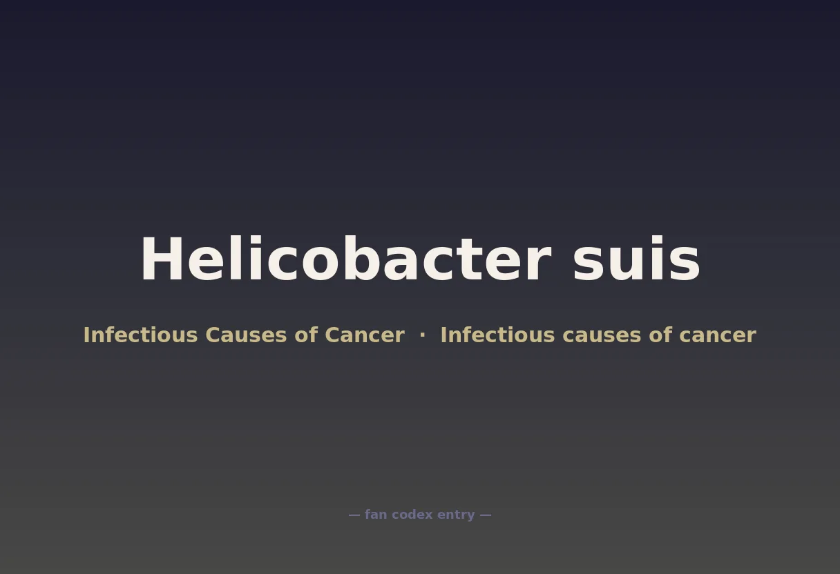 Helicobacter suis