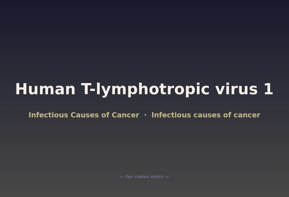 Human T-lymphotropic virus 1