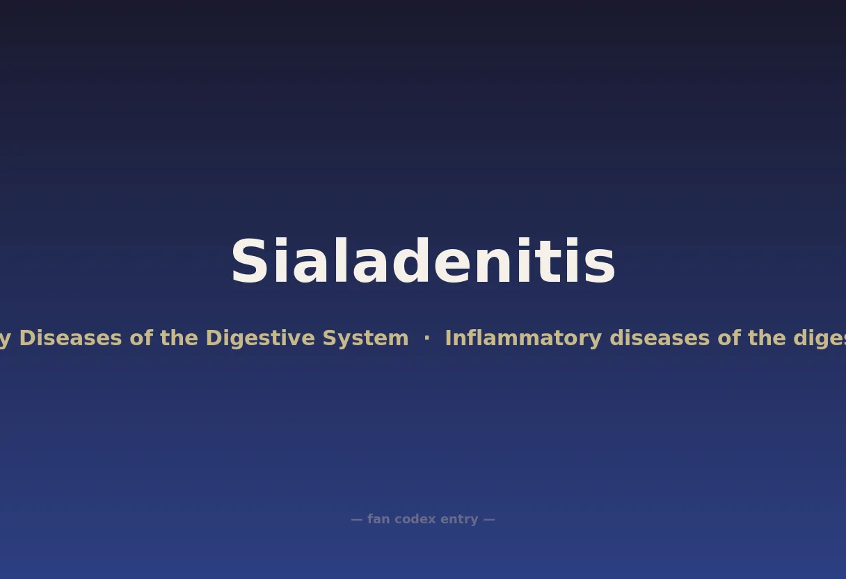 Sialadenitis