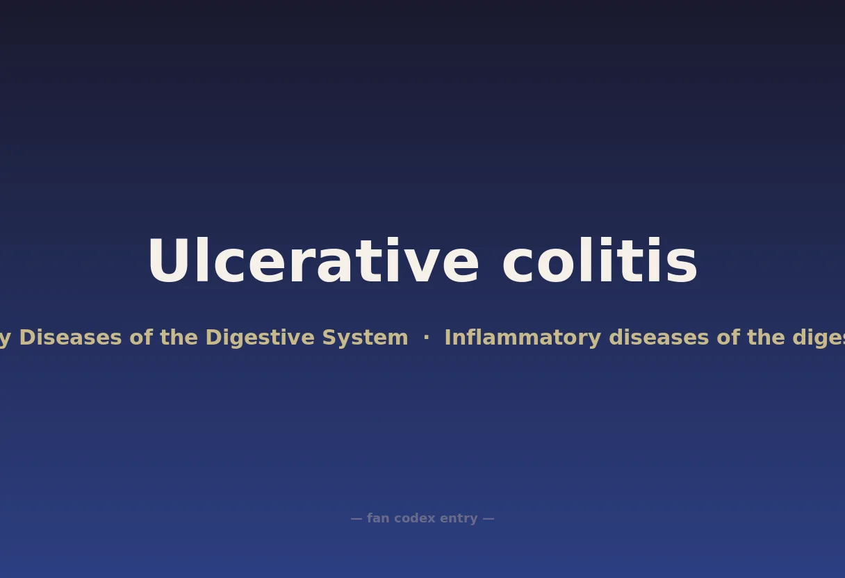 Ulcerative colitis