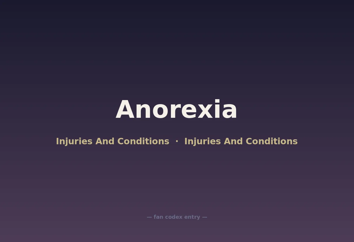 Anorexia