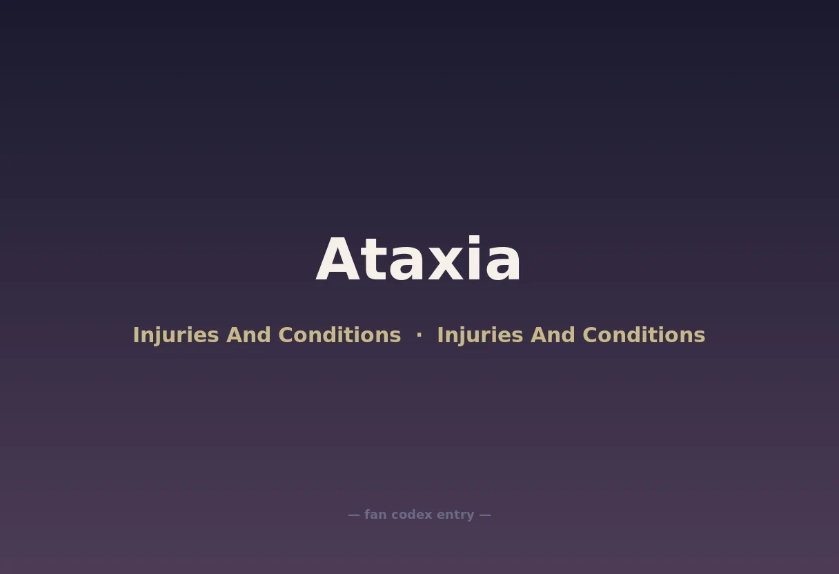 Ataxia