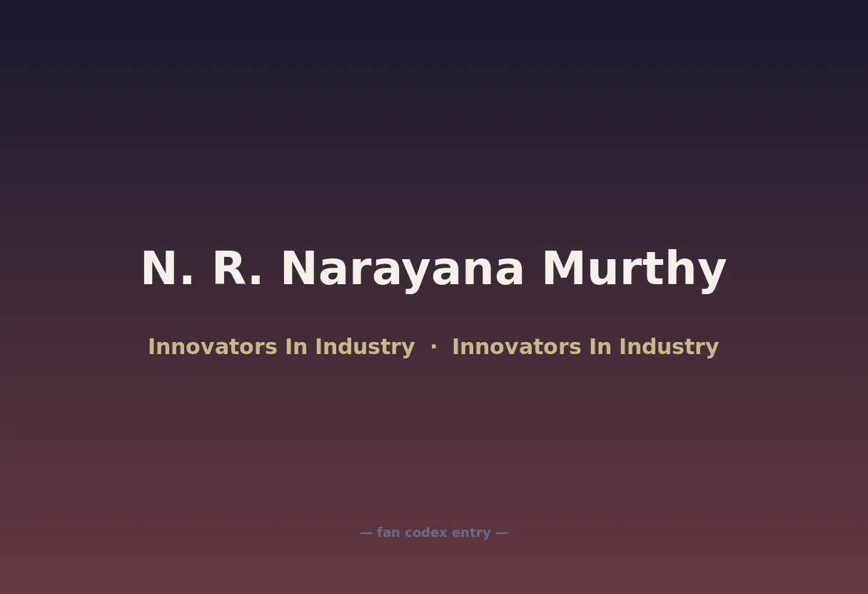 N. R. Narayana Murthy