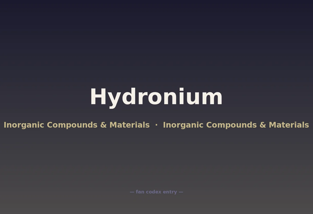 Hydronium