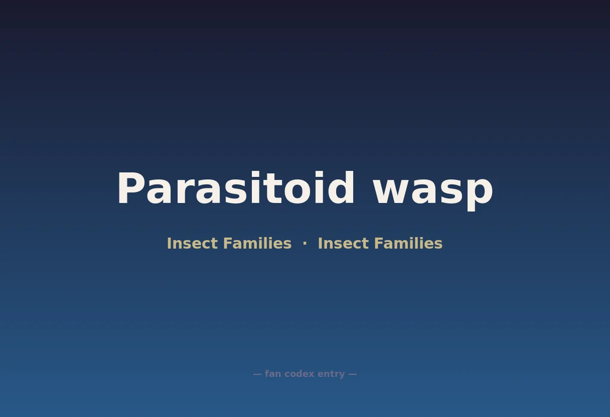 Parasitoid wasp