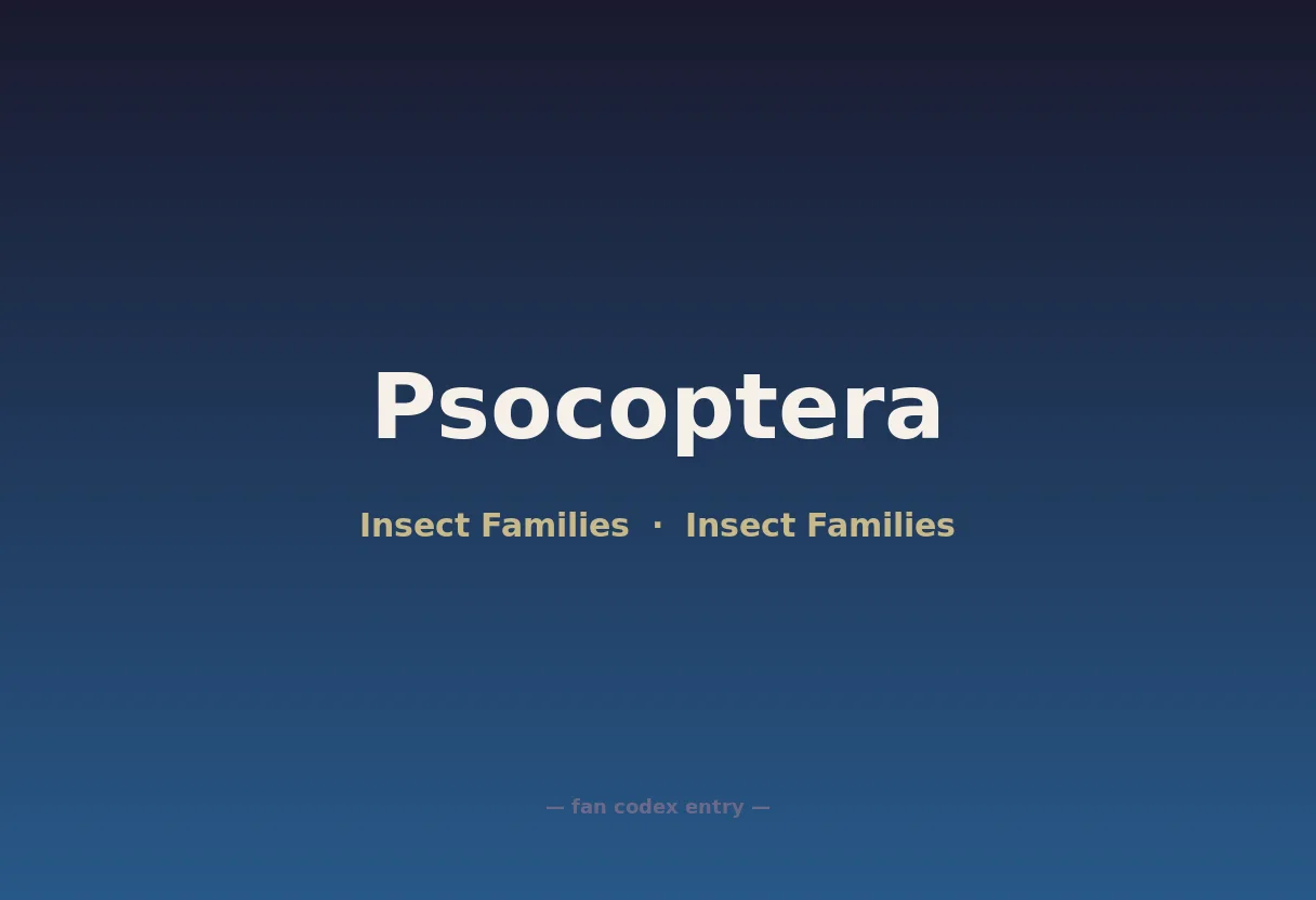 Psocoptera