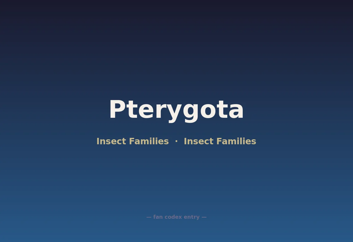 Pterygota