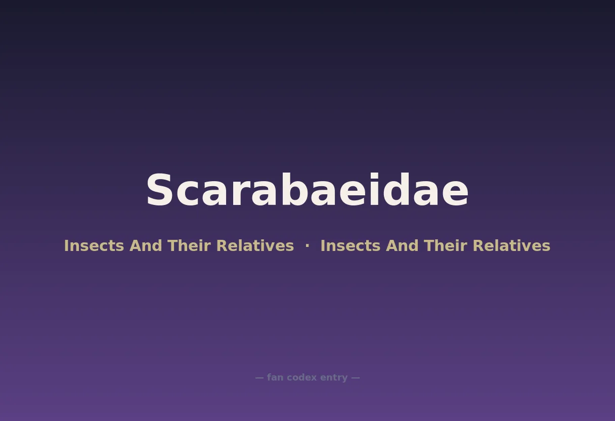 Scarabaeidae