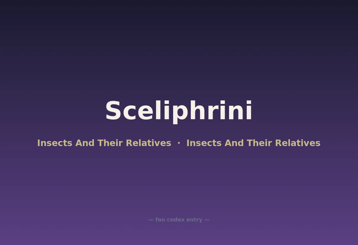 Sceliphrini