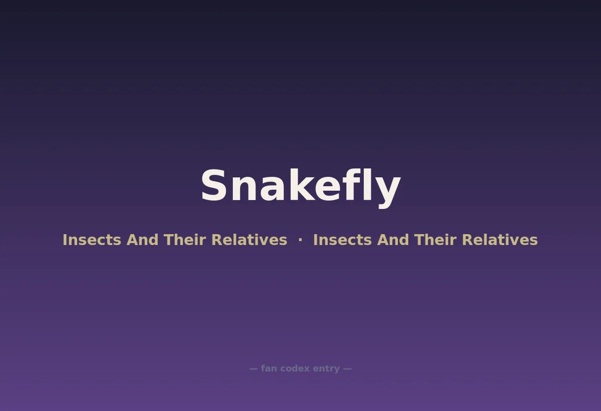 Snakefly