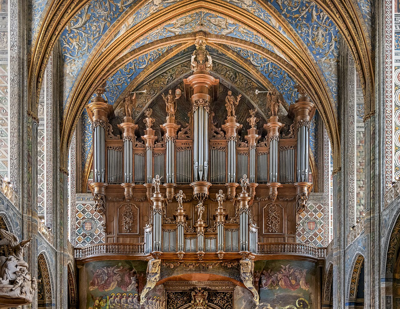 (Albi) Pipe organ of Cathédrale Sainte-Cécile