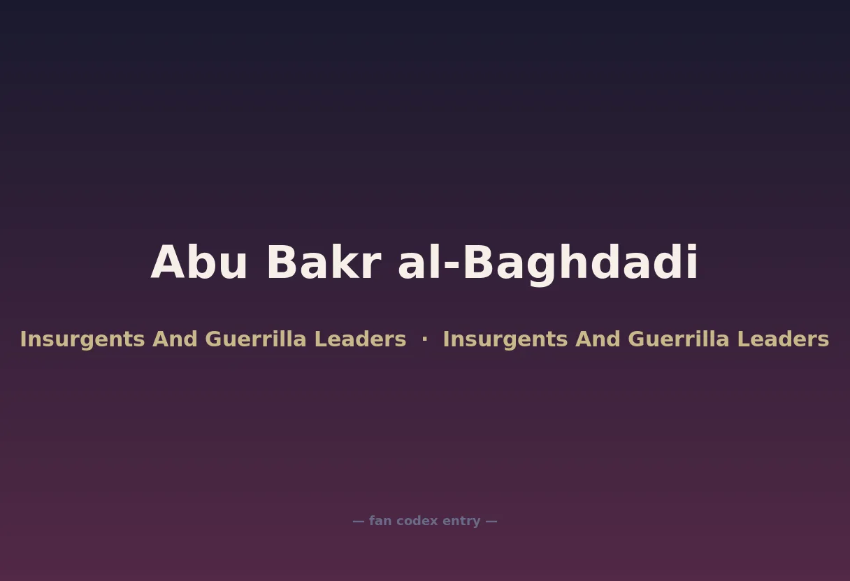 Abu Bakr al-Baghdadi